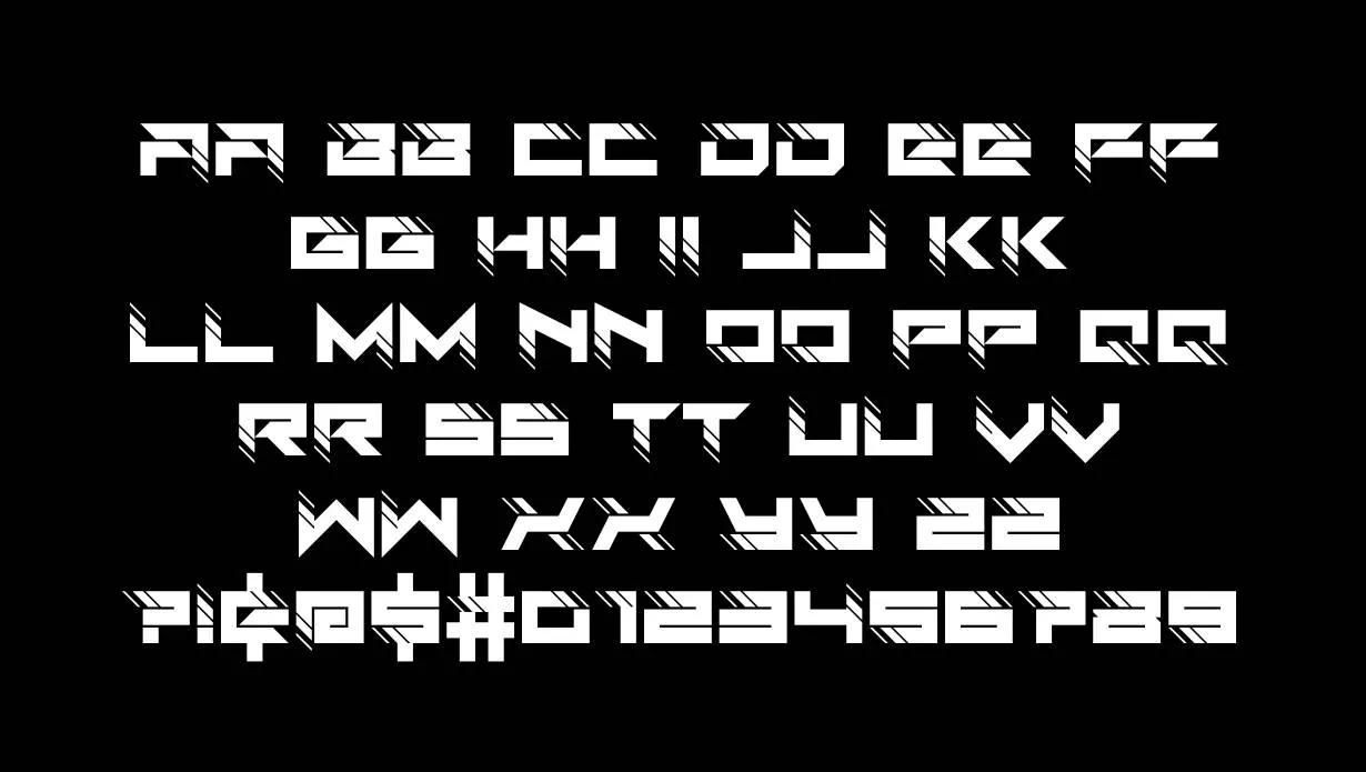 Auto Techno Font