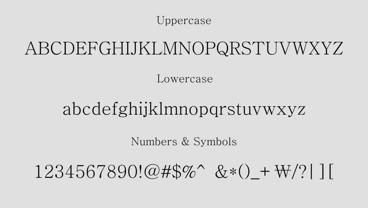 Batang Font