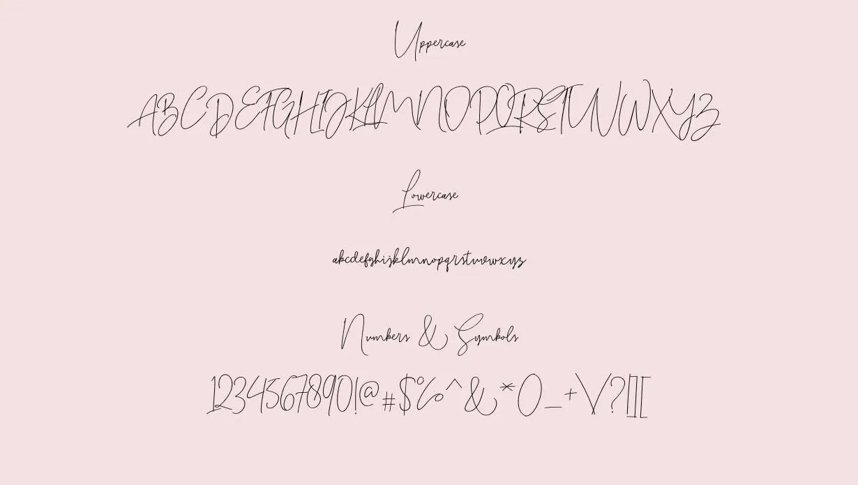 Bitlamero Signature Font