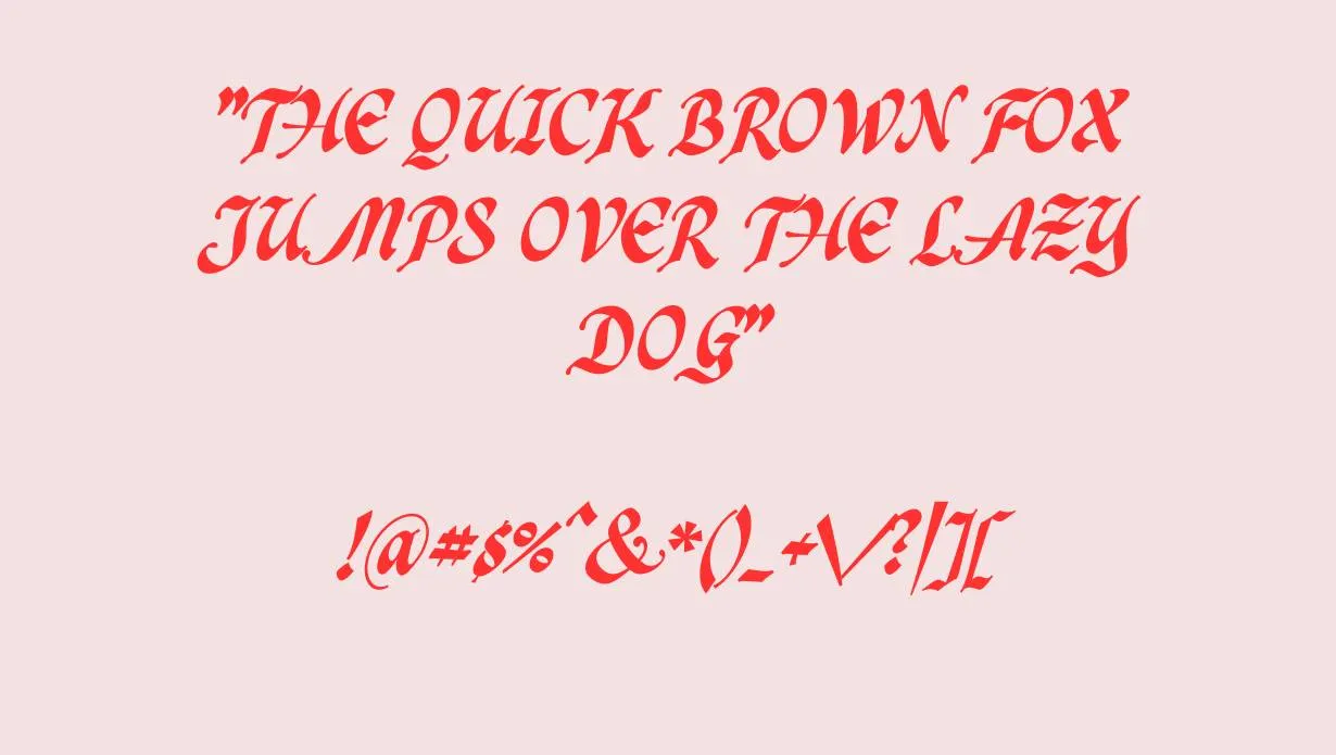 Caligraf Classical Calligraphy Script Font