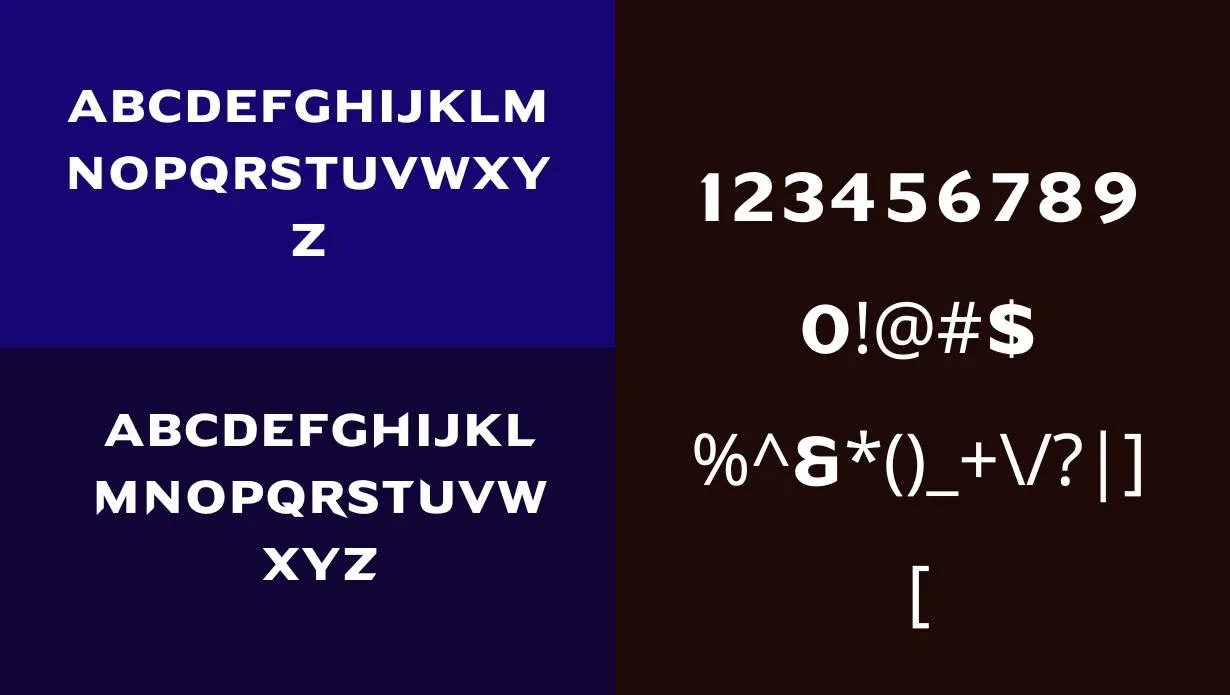 Dark Universe Font