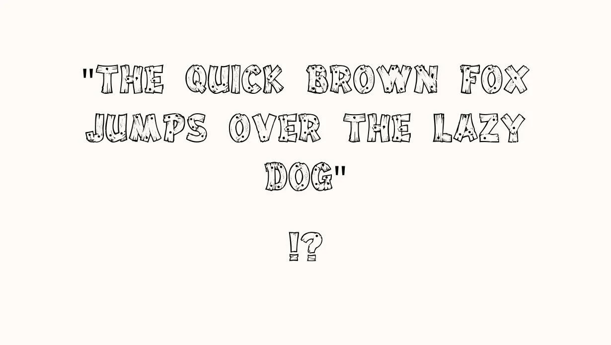 Driftwood Font