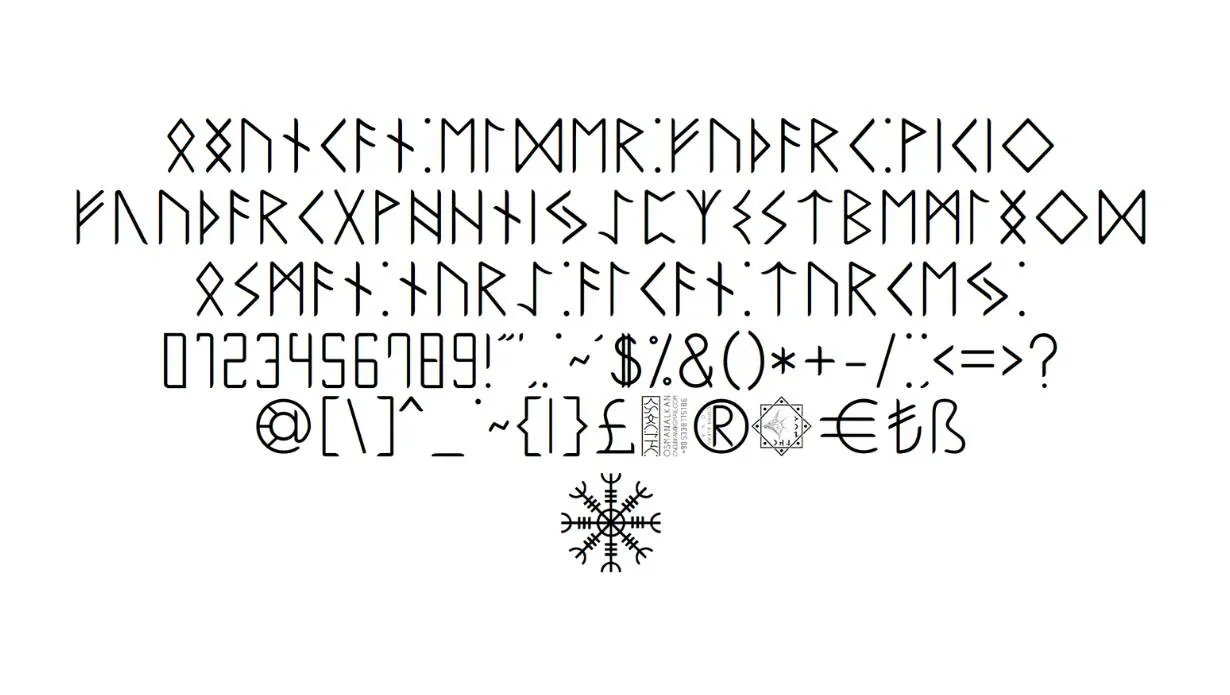Elder Futhark Font