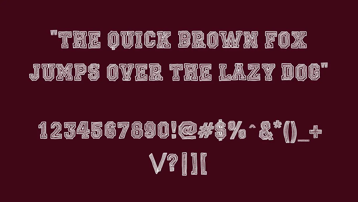 Ficticcia College Font