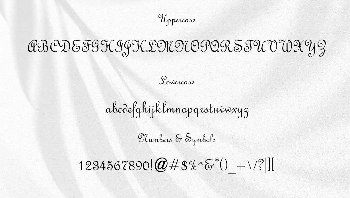 French Script Font