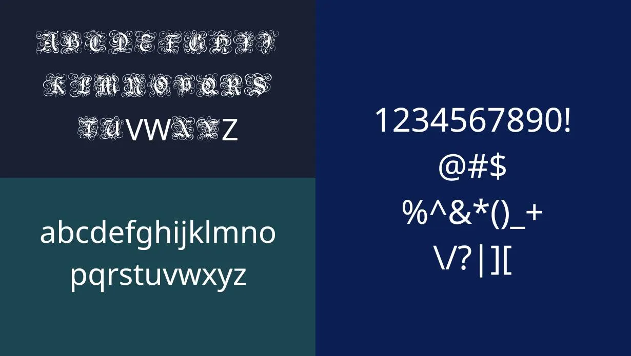 Gothic Flourish Font