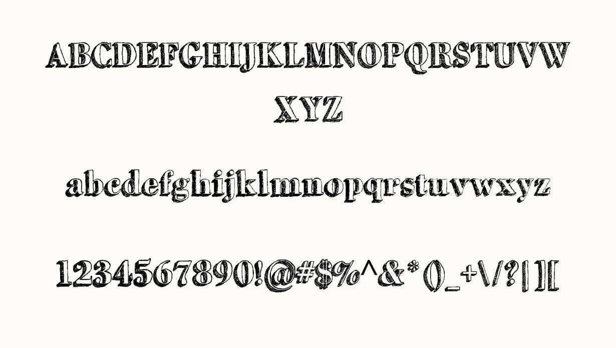 Grutch Shaded Font