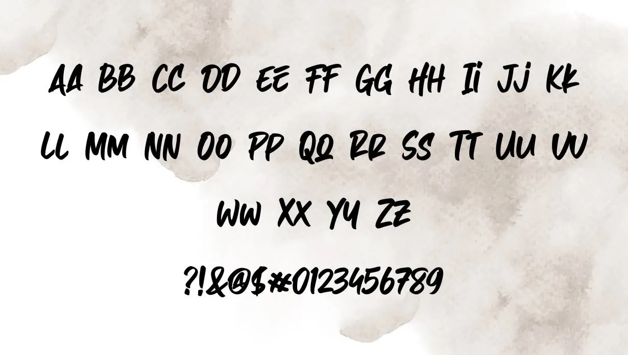 Hazard Stylish Marker Font