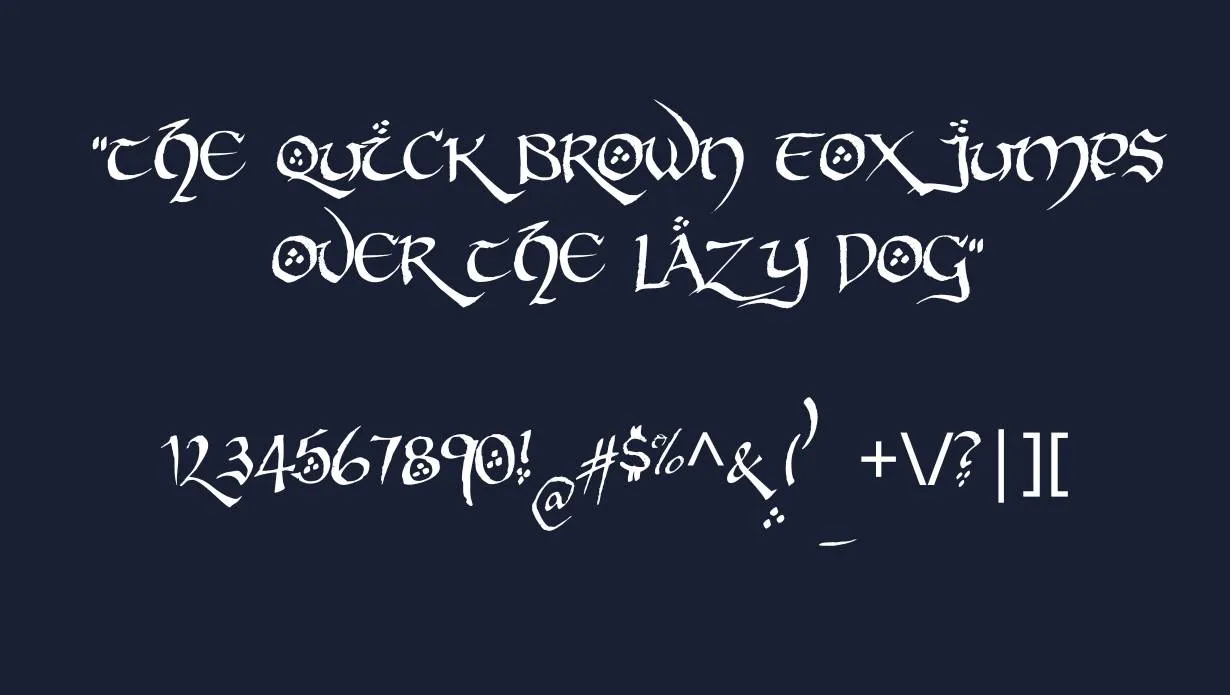 Hobbiton Brush Hand Font