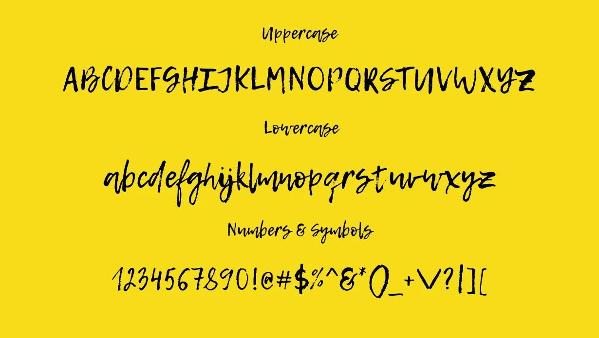 Lemon Tuesday Handwritten Font