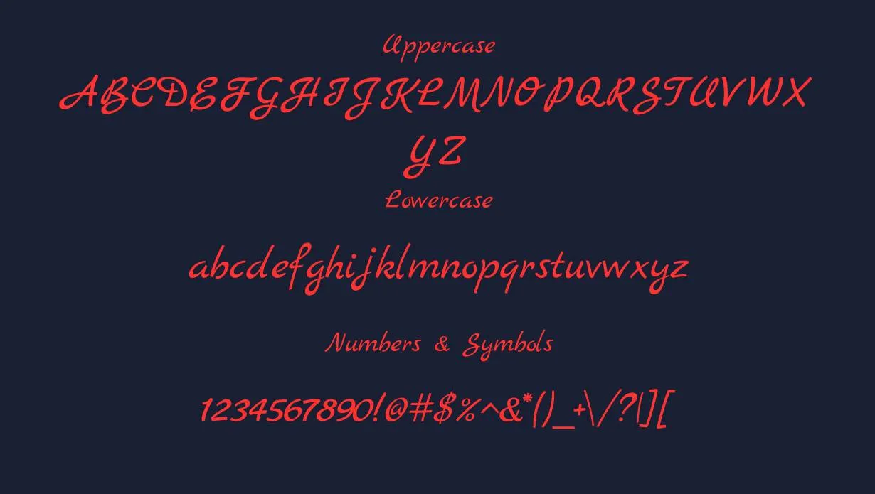 Marck Script Font