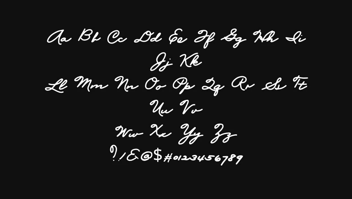 Mix Palmer Script Font
