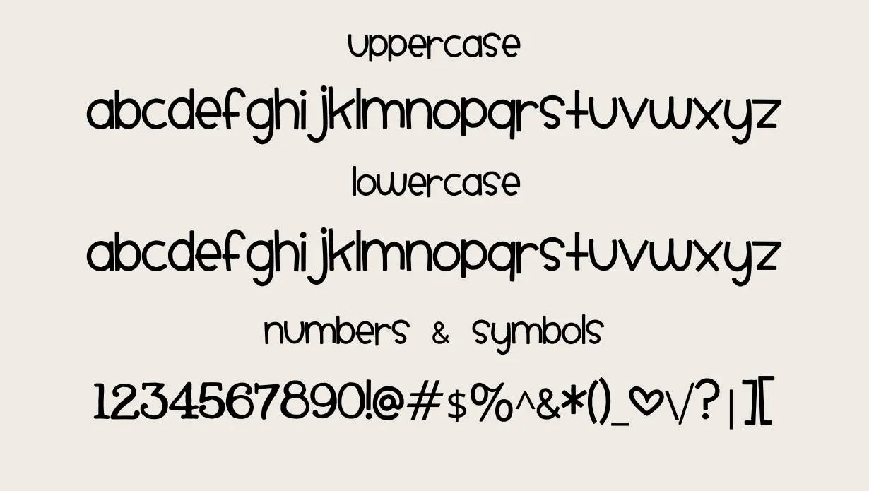 Smiley Monster Font