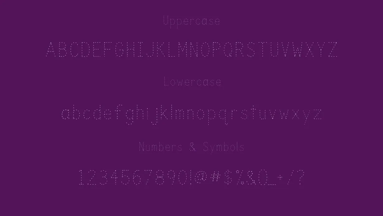 Trace Font