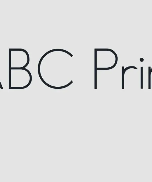 ABC Print Font Free Download
