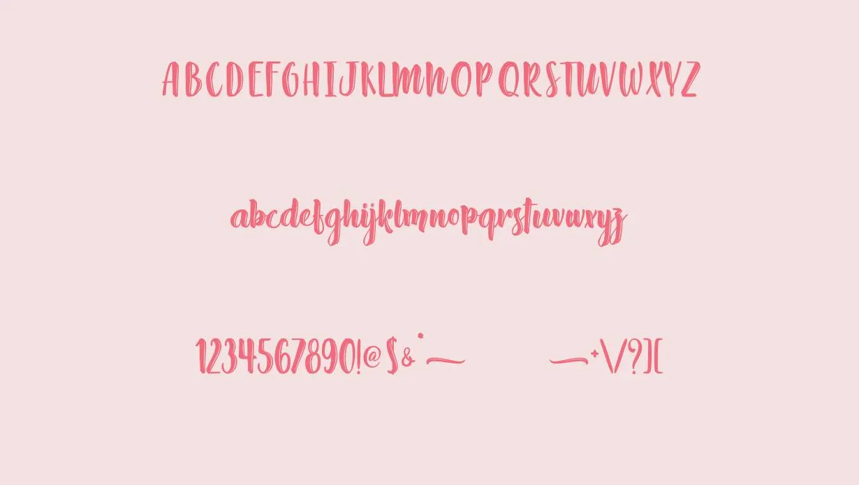 Absolute Pink Font