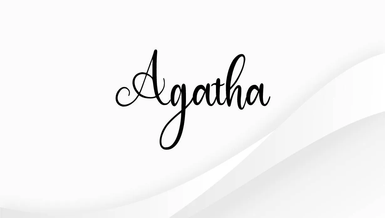 Agatha Font Free Download