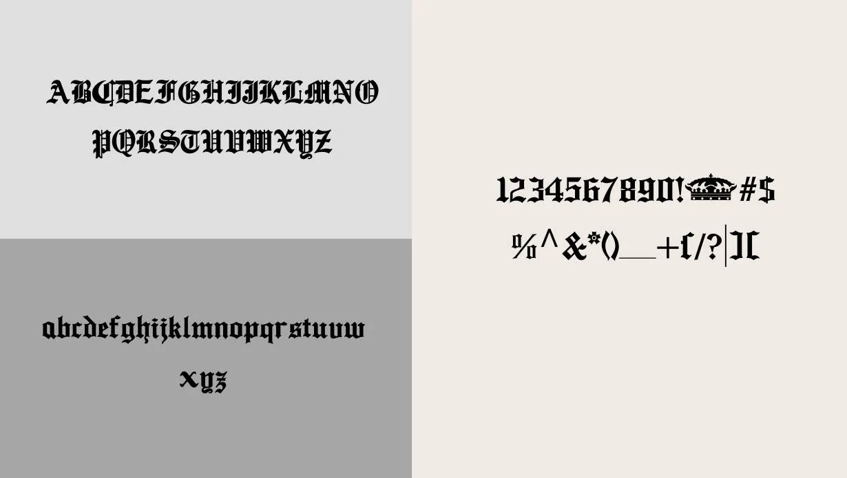 Ancient Font