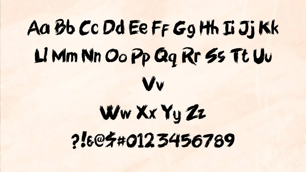 Artsy Brush Font