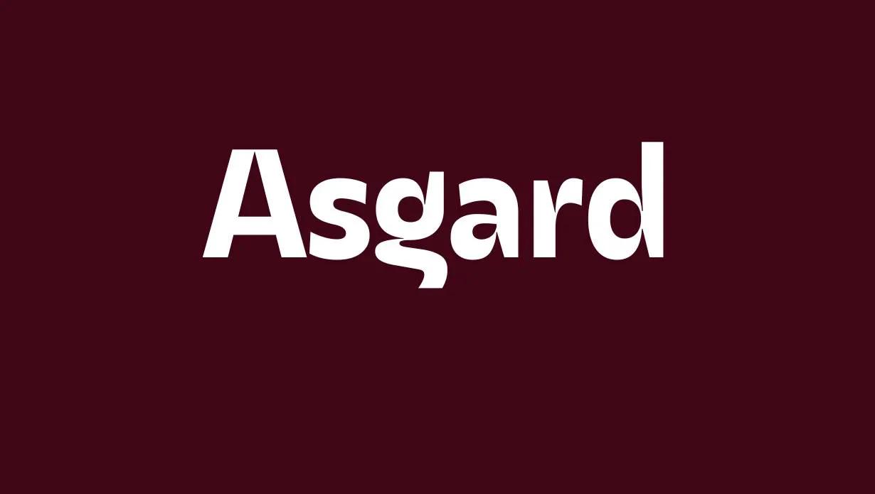 Asgard Font Free Download