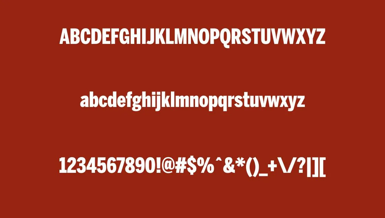 Benton Sans Extra Comp Black Font