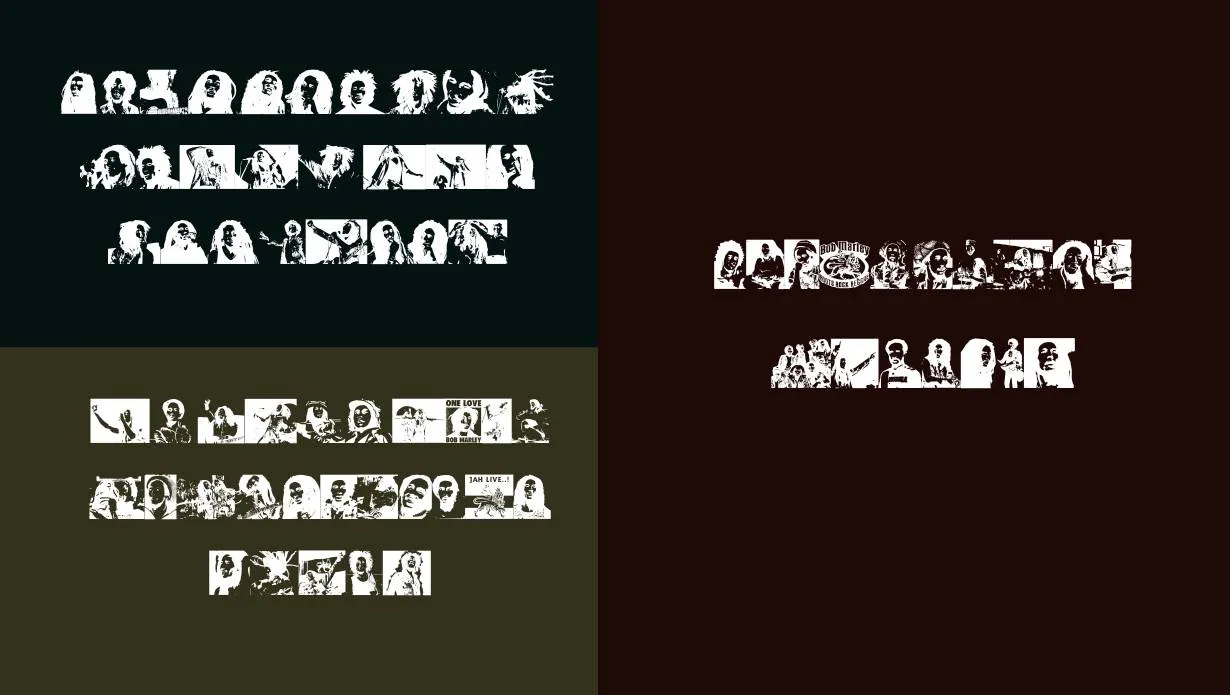 Bob Marley Reggae Font