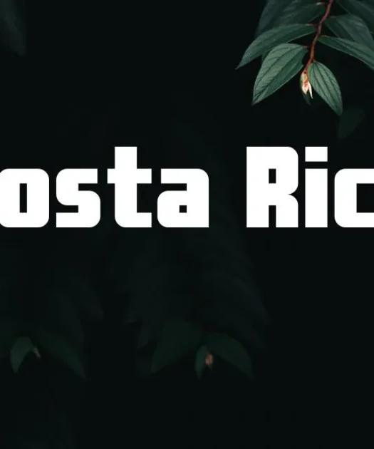 Costa Rica Font Free Download