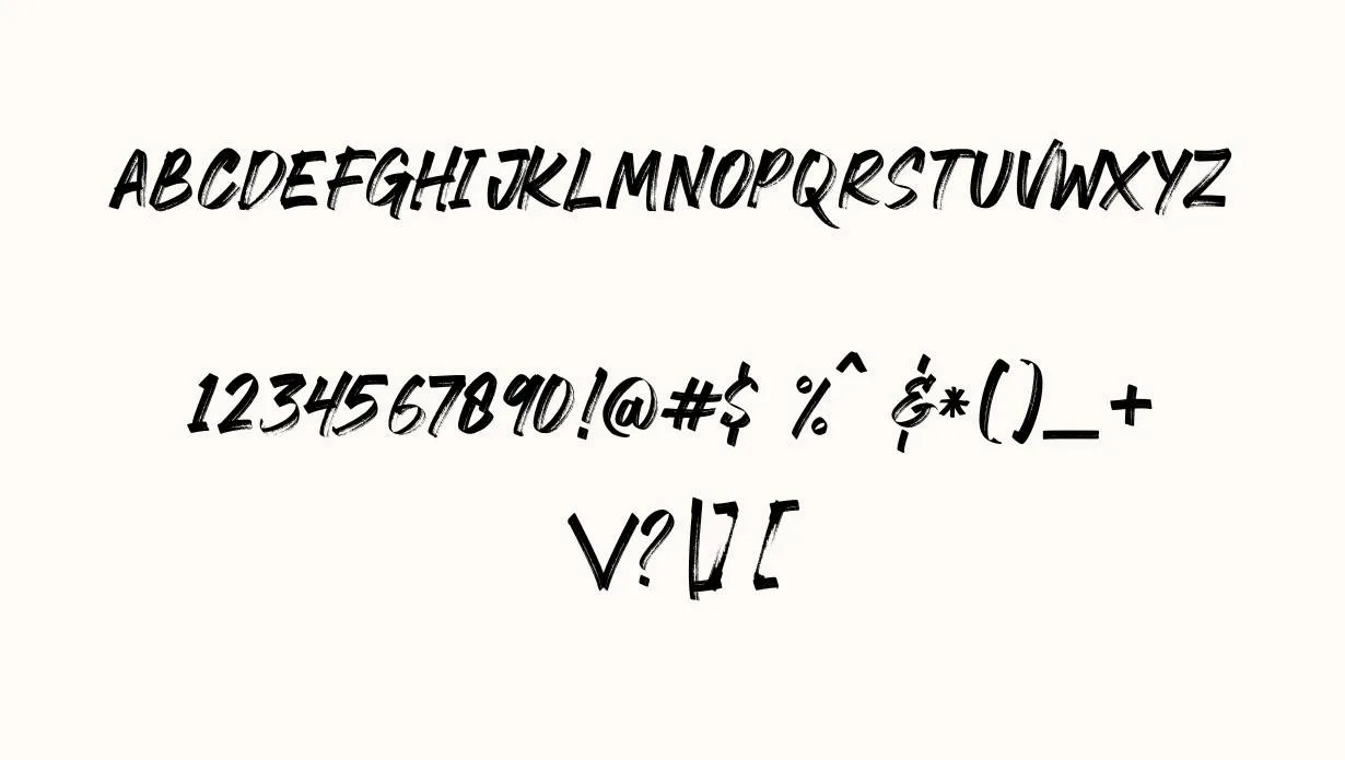 Crackers Brusher Font