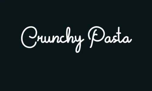 Crunchy Pasta Font Free Download