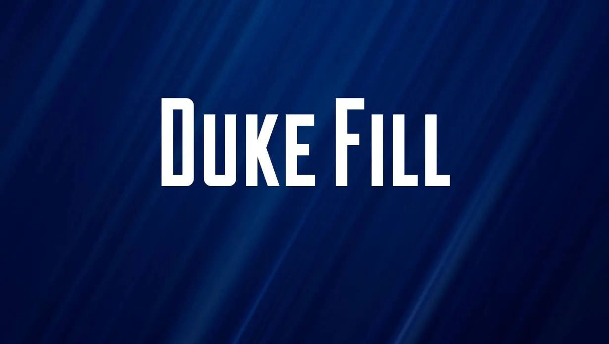Duke Fill Font Free Download