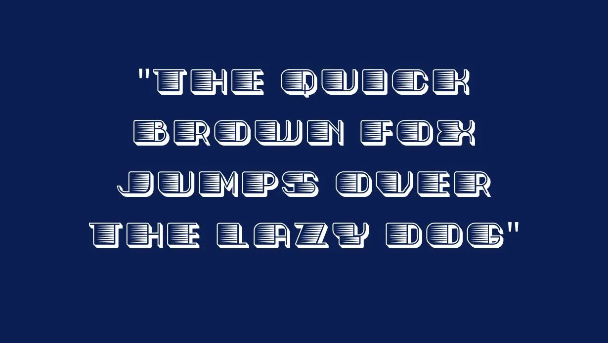 Fast Font