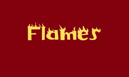 Flames Font Free Download