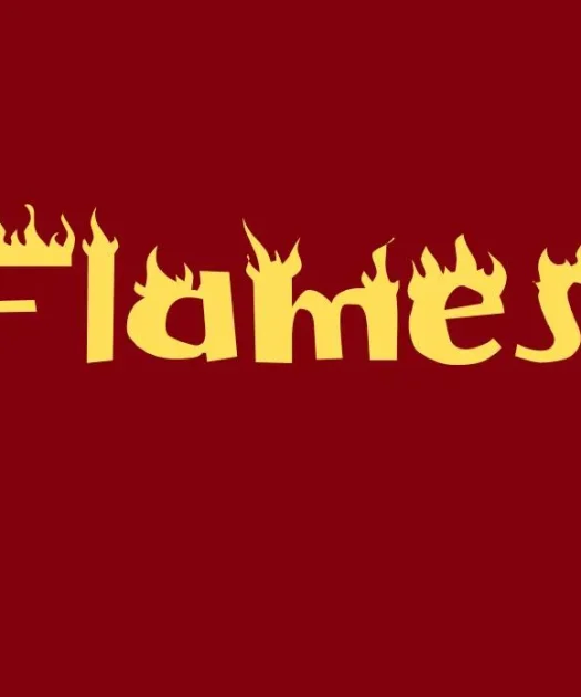 Flames Font Free Download