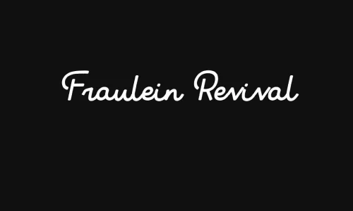 Fraulein Revival Font Free Download
