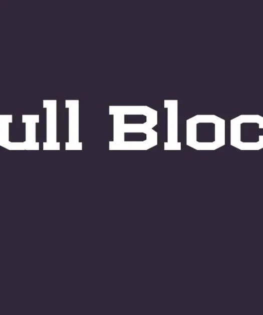 Full Block Font Free Download