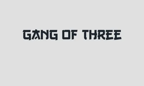 Gang of Three Font Free Download