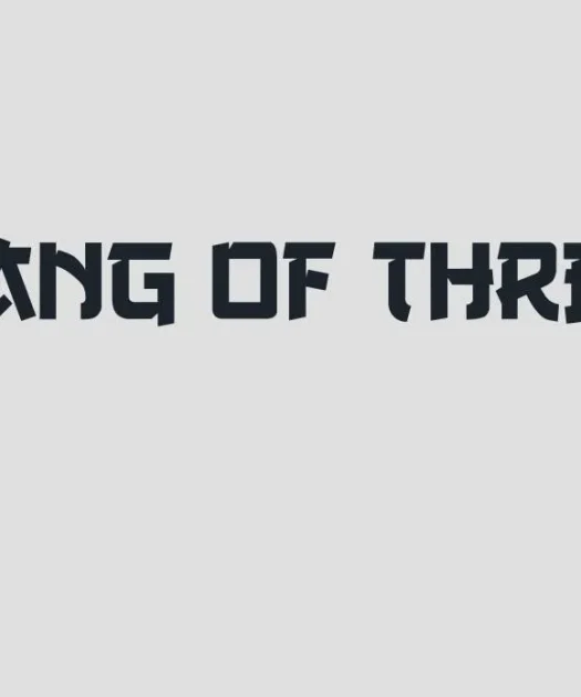 Gang of Three Font Free Download