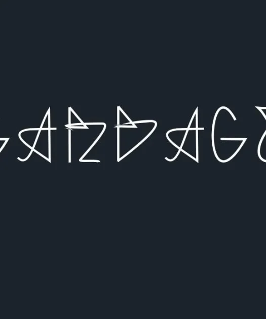 Garbage Font Free Download