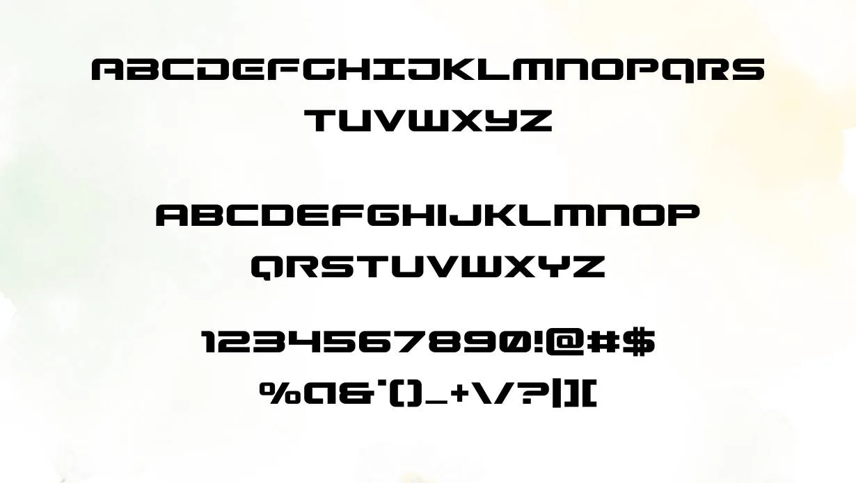 Gunship Font