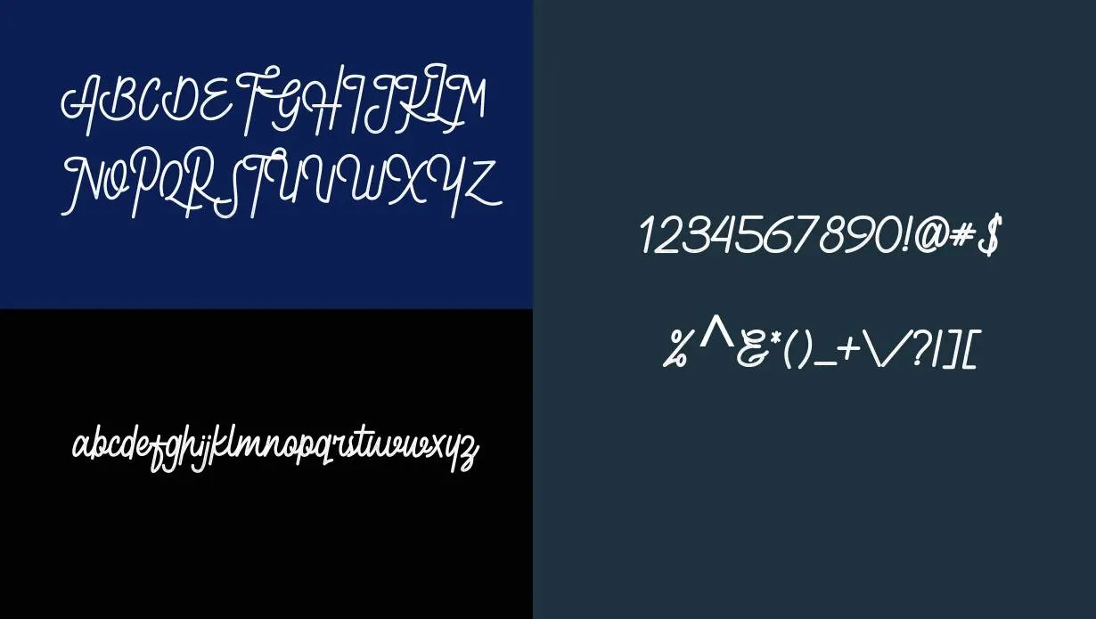 Guthers Monoline Font