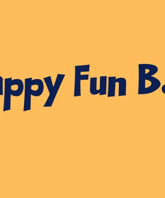 Happy Fun Ball Font Free Download