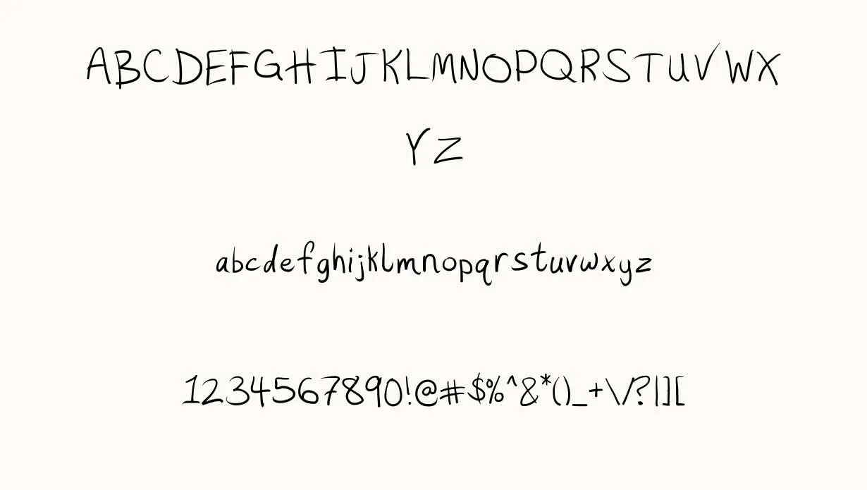 Hashtag Font
