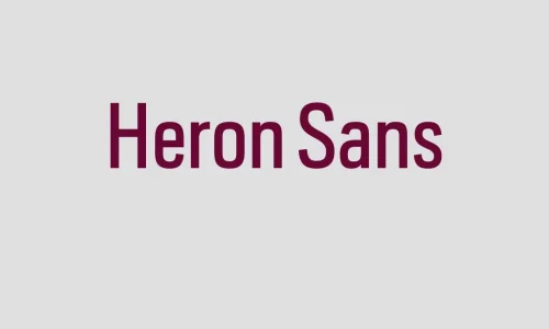 Heron Sans Font Free Download