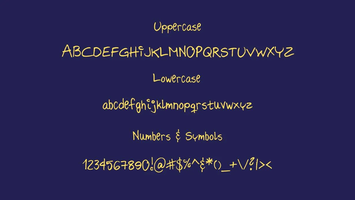 Hilde Sharpie Font