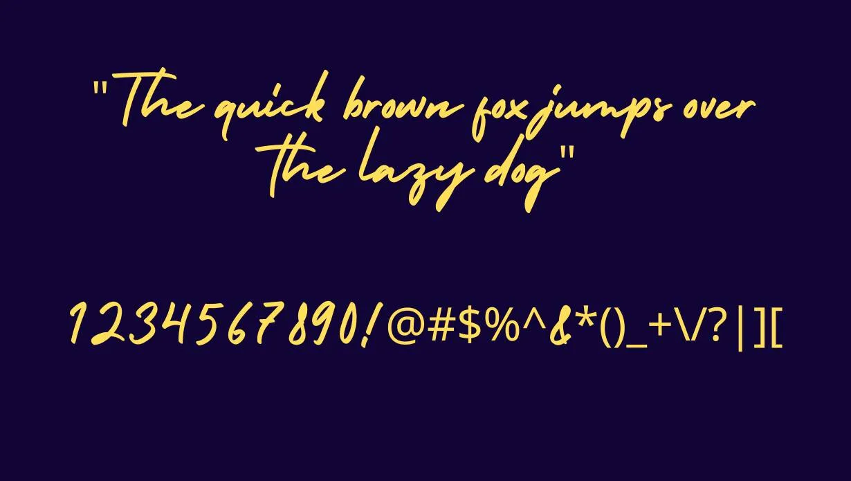 Holiday Bold Script Font