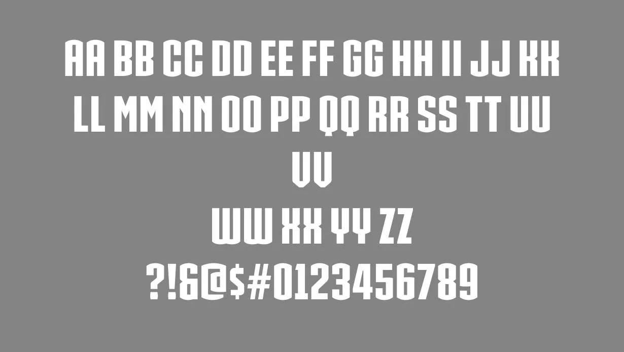 Iron Man of War Font