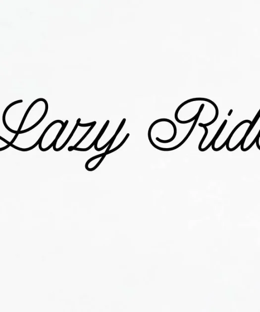 Lazy Ride Font Free Download