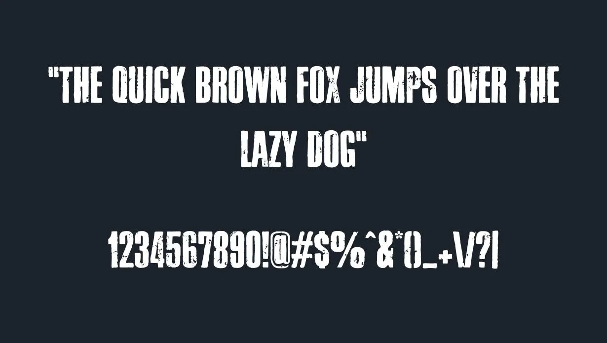 Letterpress Font