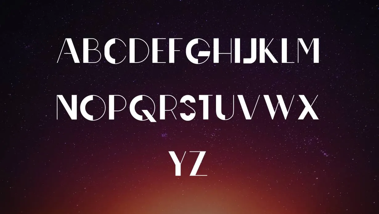 Line Font