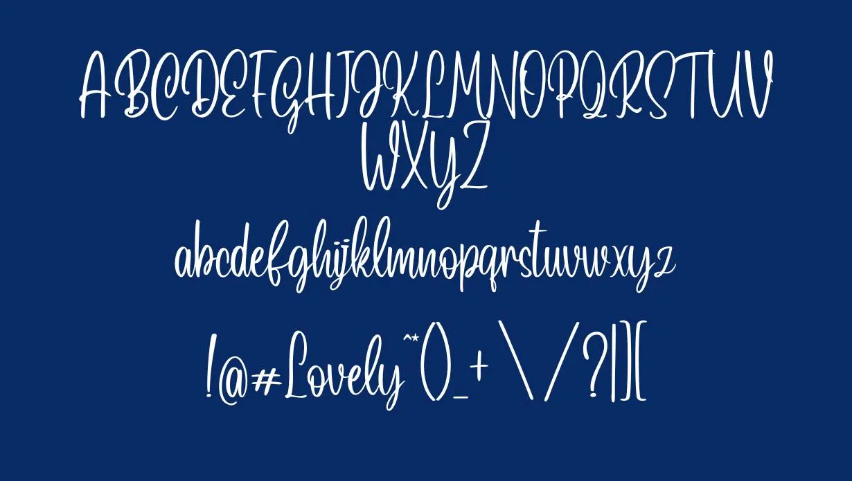 Lovely Font